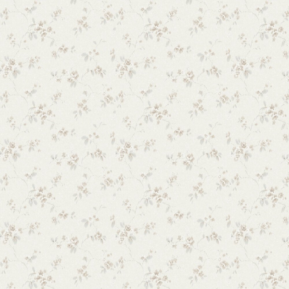 Vintage Rose Wallpaper - Neutral - Boråstapeter - 4258 - Premier Wallcovering