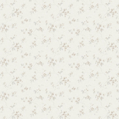 Vintage Rose Wallpaper - Neutral - Boråstapeter - 4258 - Premier Wallcovering