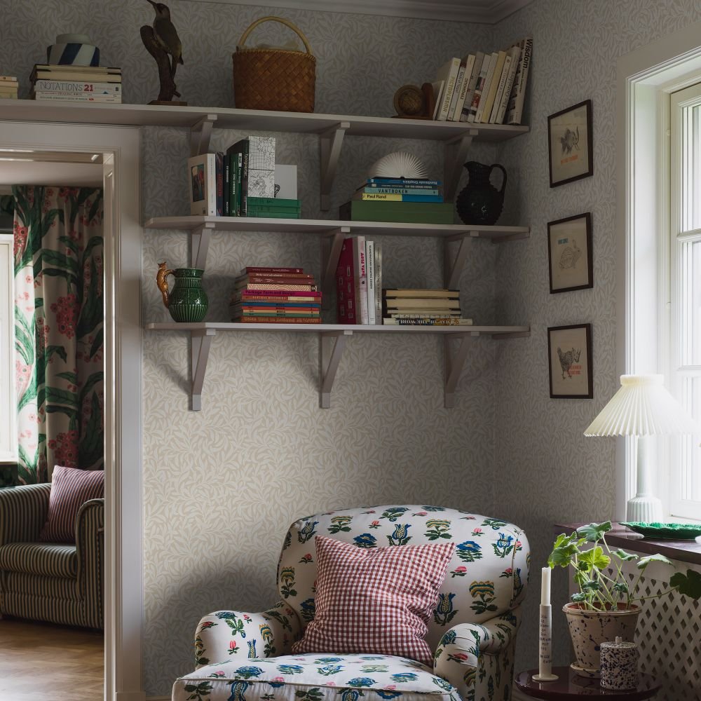 Vintergrona Wallpaper - Beige - Boråstapeter - 4832 - Premier Wallcovering