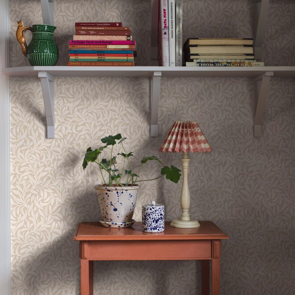 Vintergrona Wallpaper - Beige - Boråstapeter - 4832 - Premier Wallcovering