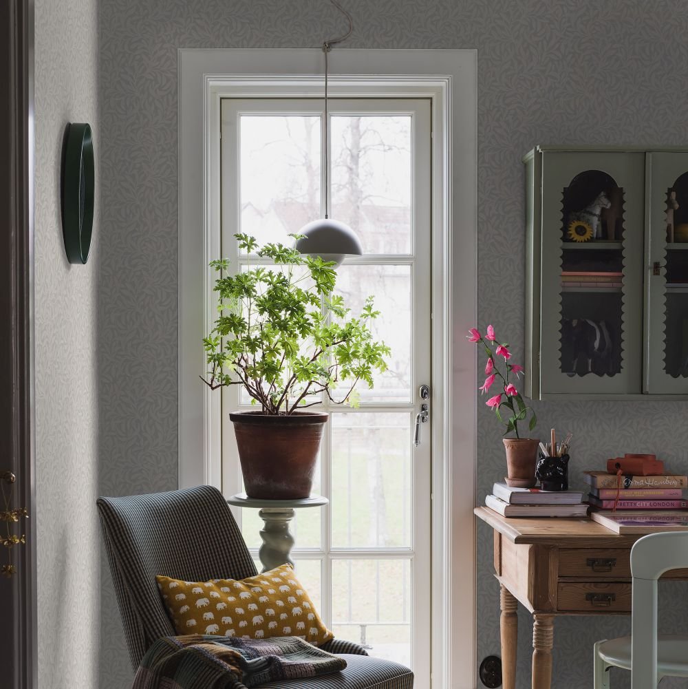 Vintergrona Wallpaper - Grey - Boråstapeter - 4833 - Premier Wallcovering