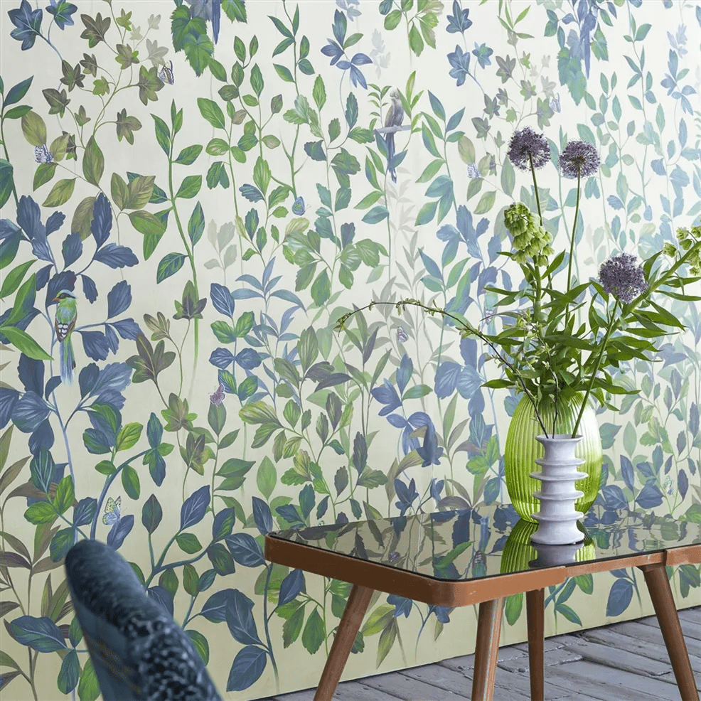 Voliere Wallpaper - Lemongrass - PDG1171/01 - Designers Guild