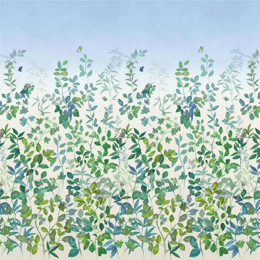 Voliere Wallpaper - Sky - PDG1171/02 - Designers Guild