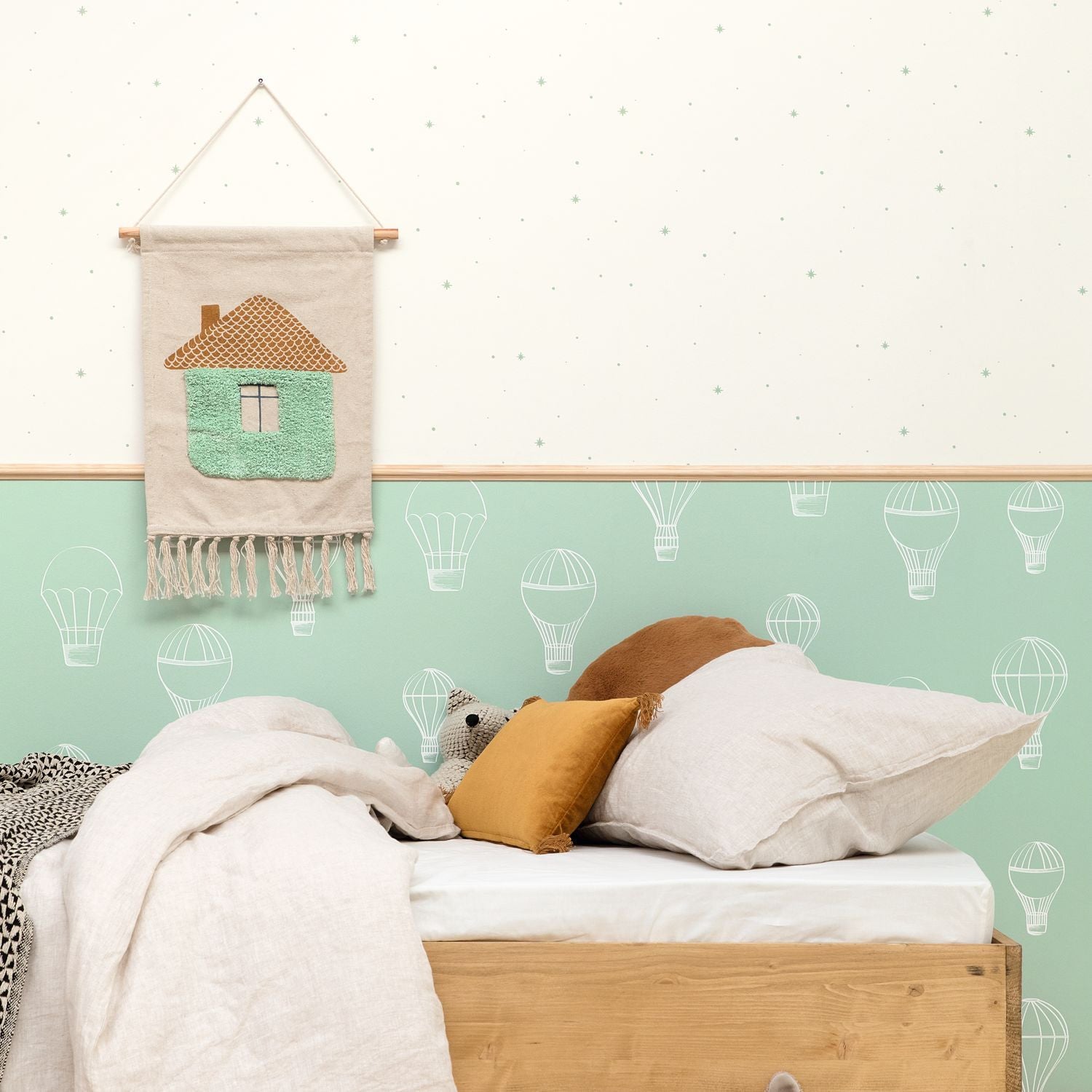 Voyager Wallpaper - Menthe - Caselio - 103467078