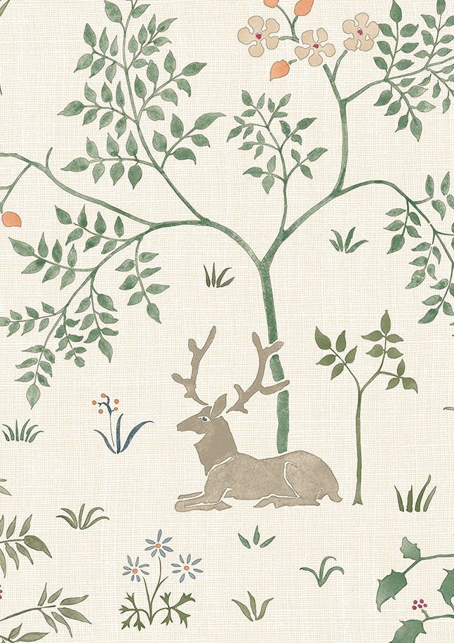 Voysey Park Wallpaper - Verdure - Lewis & Wood - Premier Wallcovering