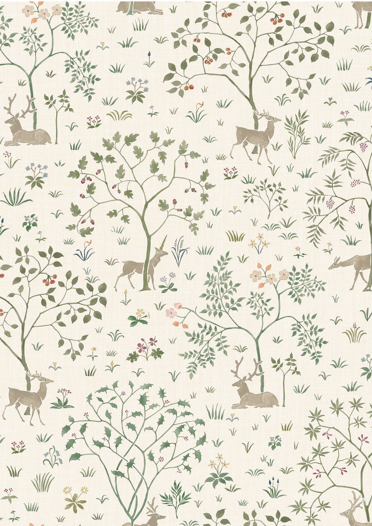 Voysey Park Wallpaper - Verdure - Lewis & Wood - Premier Wallcovering