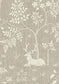 Voysey Park Wallpaper - Flax - Lewis & Wood - Premier Wallcovering