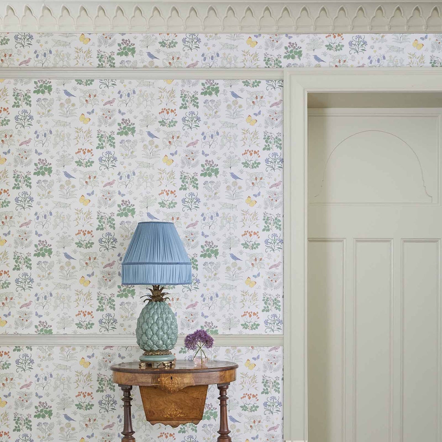 Voysey's Garden Wallpaper - Off-White - House of Hackney - 6-WA-VOY-DI-WHT-XXX