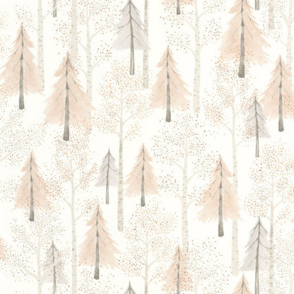 Walk In The Forest Once Upon A Time Wallpaper - Beige Nude - Casadeco - 88241732 - Premier Wallcovering