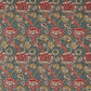 Wandle Fabric - Indigo/Carmine - Morris & Co - 226398 - Premier Wallcovering