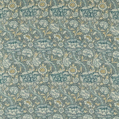 Wandle Fabric - Blue/Stone - Morris & Co - 226396 - Premier Wallcovering