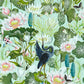Waterlily Wallpaper - Mineral - Clarke & Clarke - W0137/05 - Premier Wallcovering