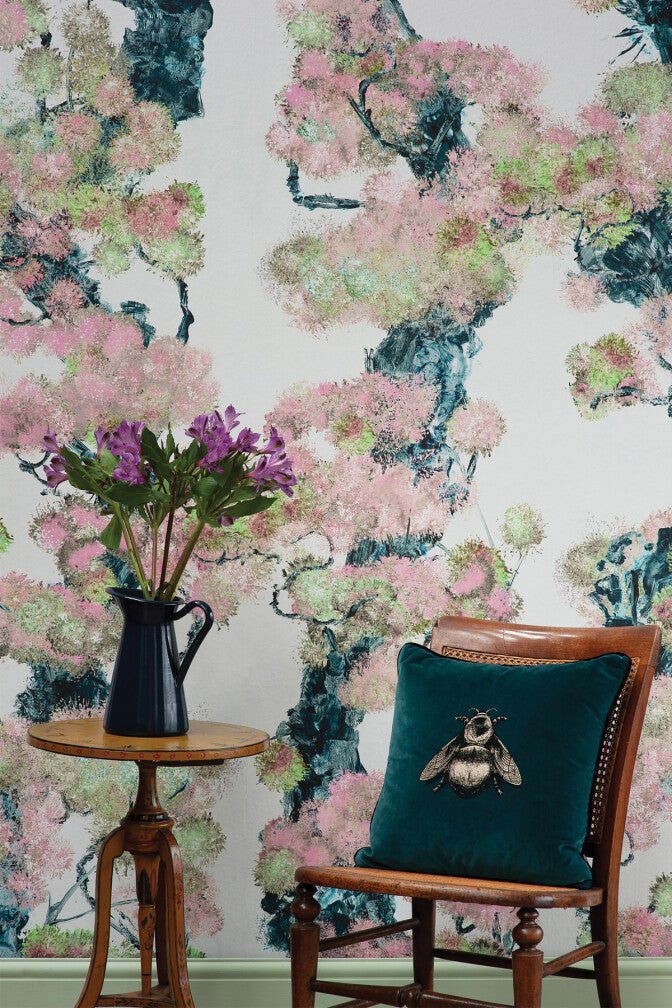 Wee Pinyin Wallpaper - Ground Barley - Timorous Beasties - DWN/PIN/ENW/01 - Premier Wallcovering