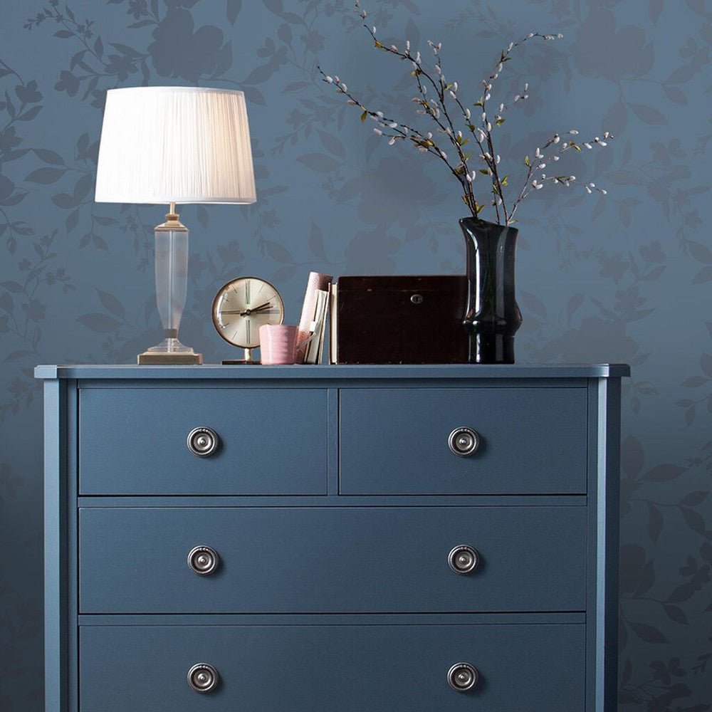 Westbourne Wallpaper - Midnight Blue - Laura Ashley - 118484 - Premier Wallcovering