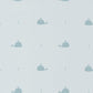 Whale Happy Dreams Wallpaper - Bleu - Casadeco - 82796122 - Premier Wallcovering