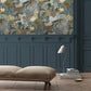 Whimsical Clumps Wallpaper - Olive, Brown and Blue - Josephine Munsey - JMW-101911 - Premier Wallcovering