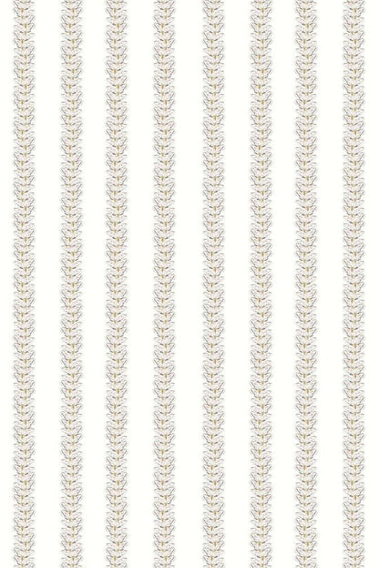 White Moth Stripe Wallpaper - Original - Timorous Beasties - WM/MICA/02 - Premier Wallcovering