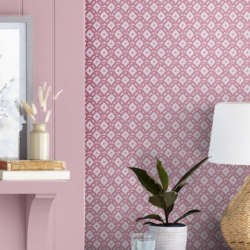 Whitebrook Wallpaper - Mulberry Purple - Laura Ashley - 118473 - Premier Wallcovering