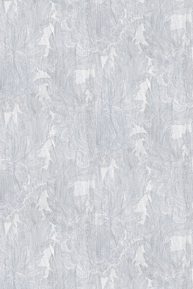 Whitewash Rose Wallpaper - Blue - Timorous Beasties - STCO/WWR/SMM/03 - Premier Wallcovering