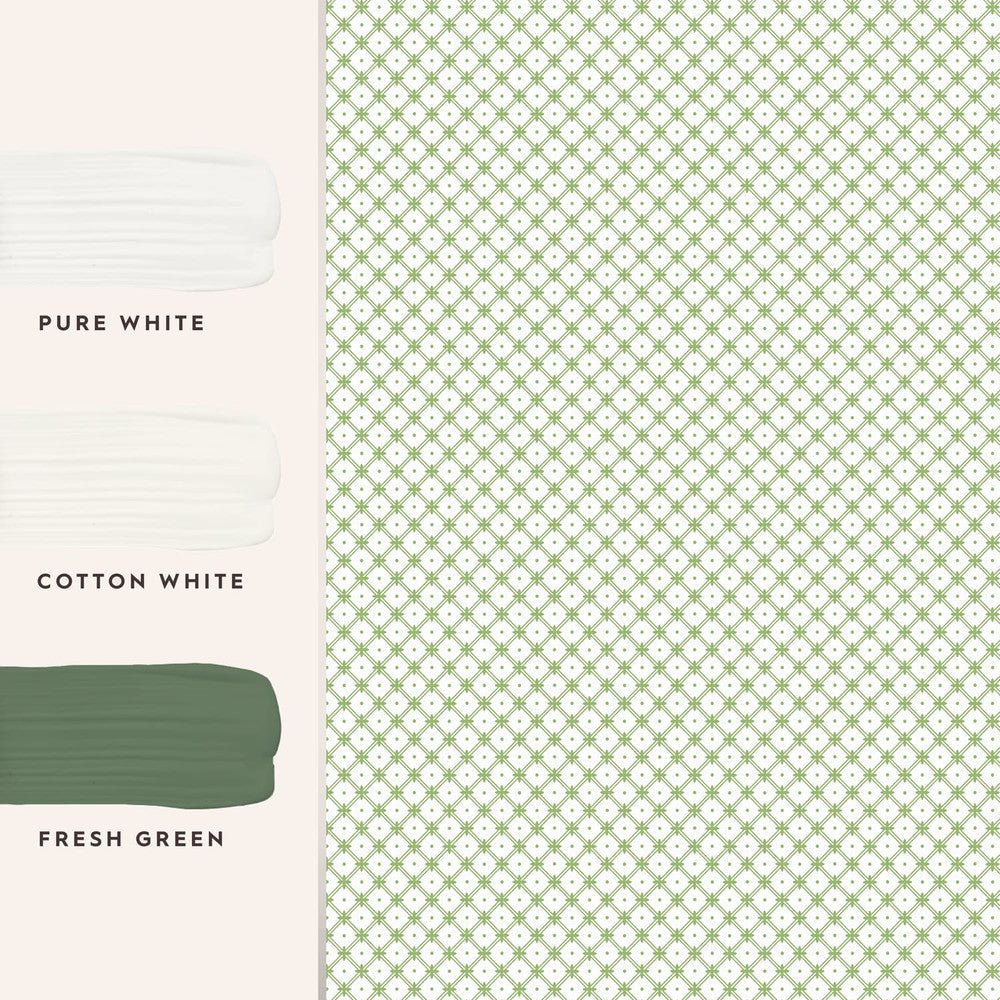 Wickerwork Wallpaper - Leaf Green - Laura Ashley - 119848 - Premier Wallcovering