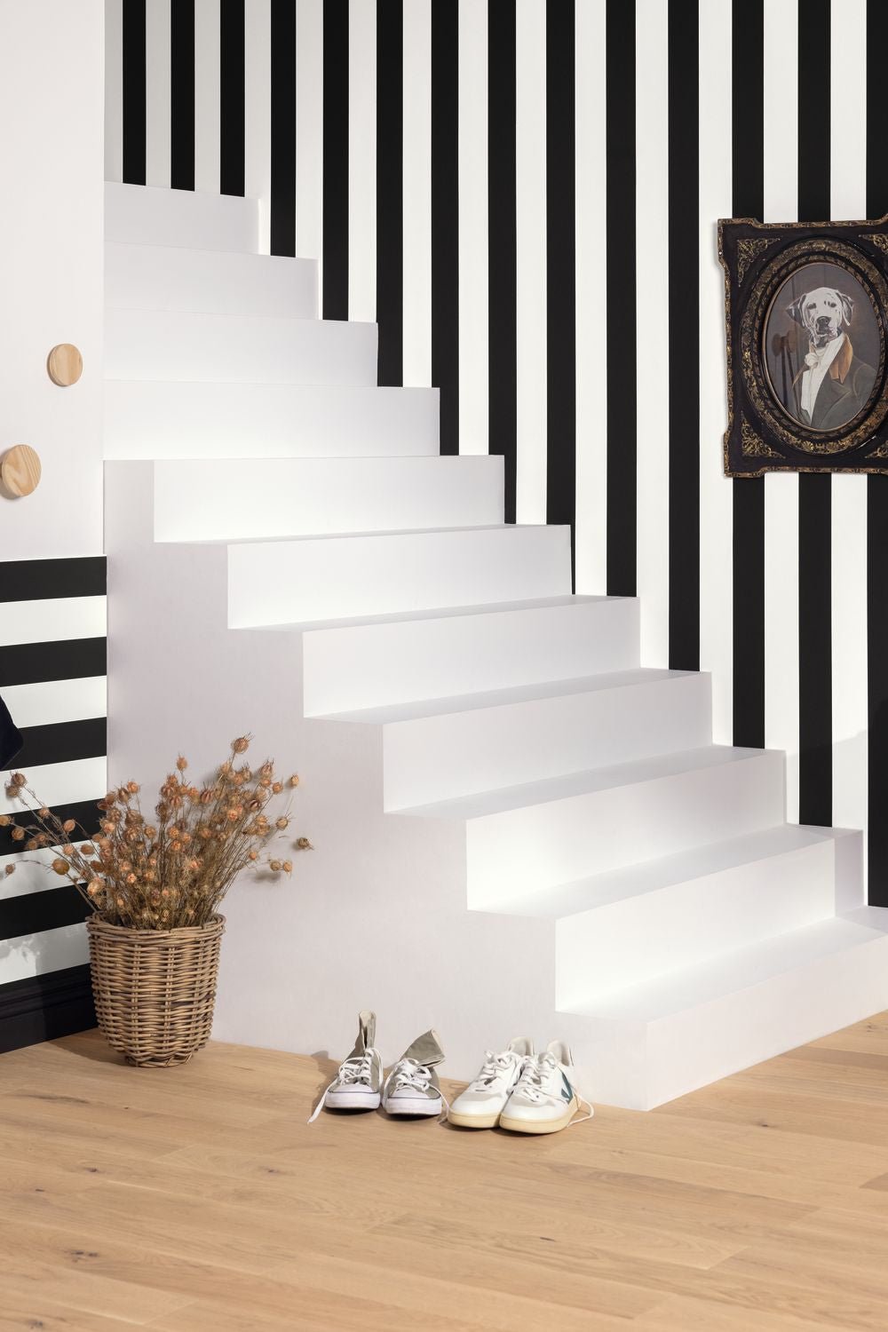 Wide Lines Wallpaper - Noir - Caselio - 104029290