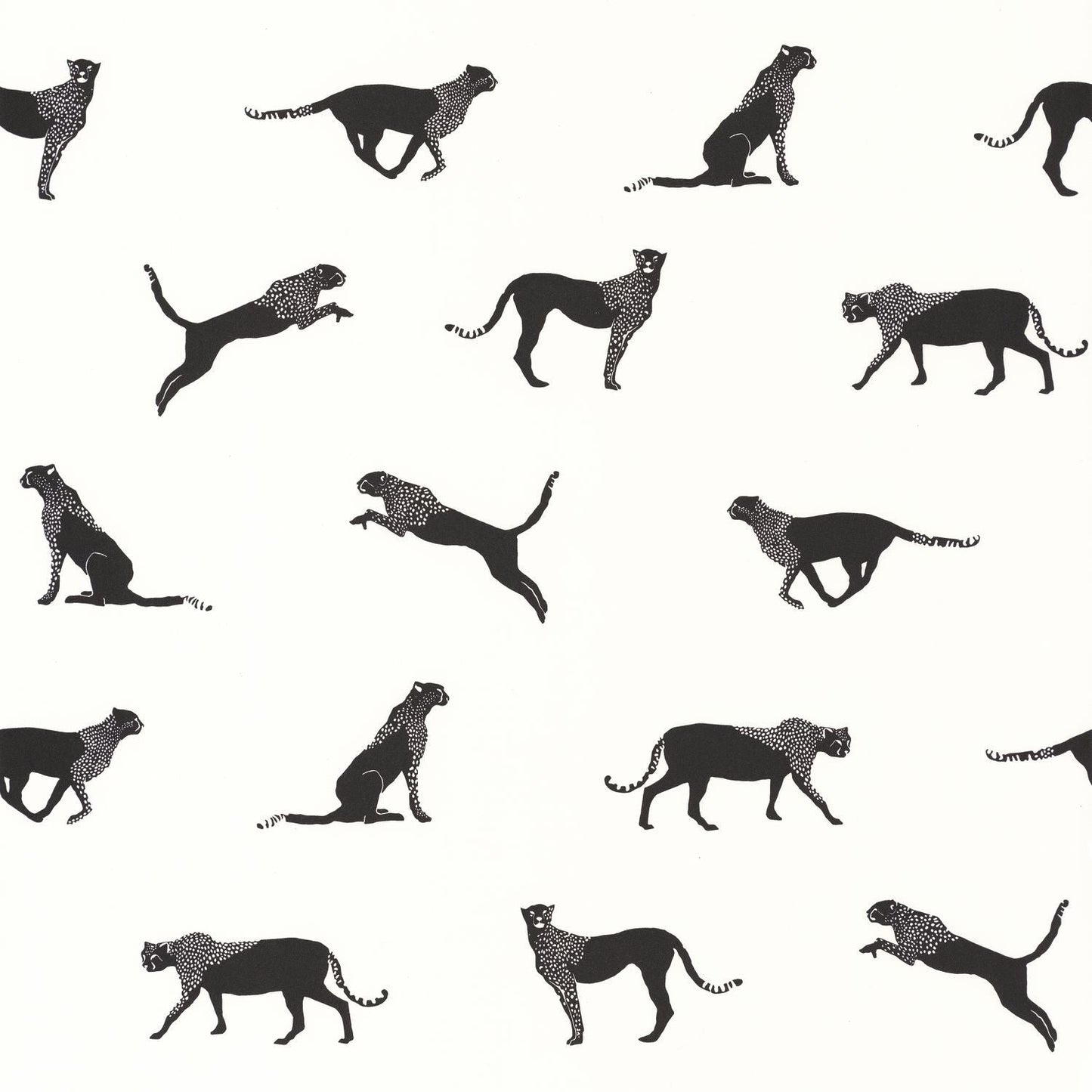 Wild Forest Wallpaper - Noir Blanc - Caselio - 101140096