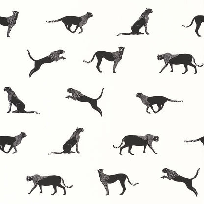 Wild Forest Wallpaper - Noir Blanc - Caselio - 101140096