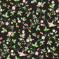 Wild Strawberry Wallpaper - Noir - Clarke & Clarke - W0135/04 - Premier Wallcovering