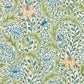 Wild Tulip & Vine Wallpaper - Nettle/Woad - Morris & Co - 217577 - Premier Wallcovering