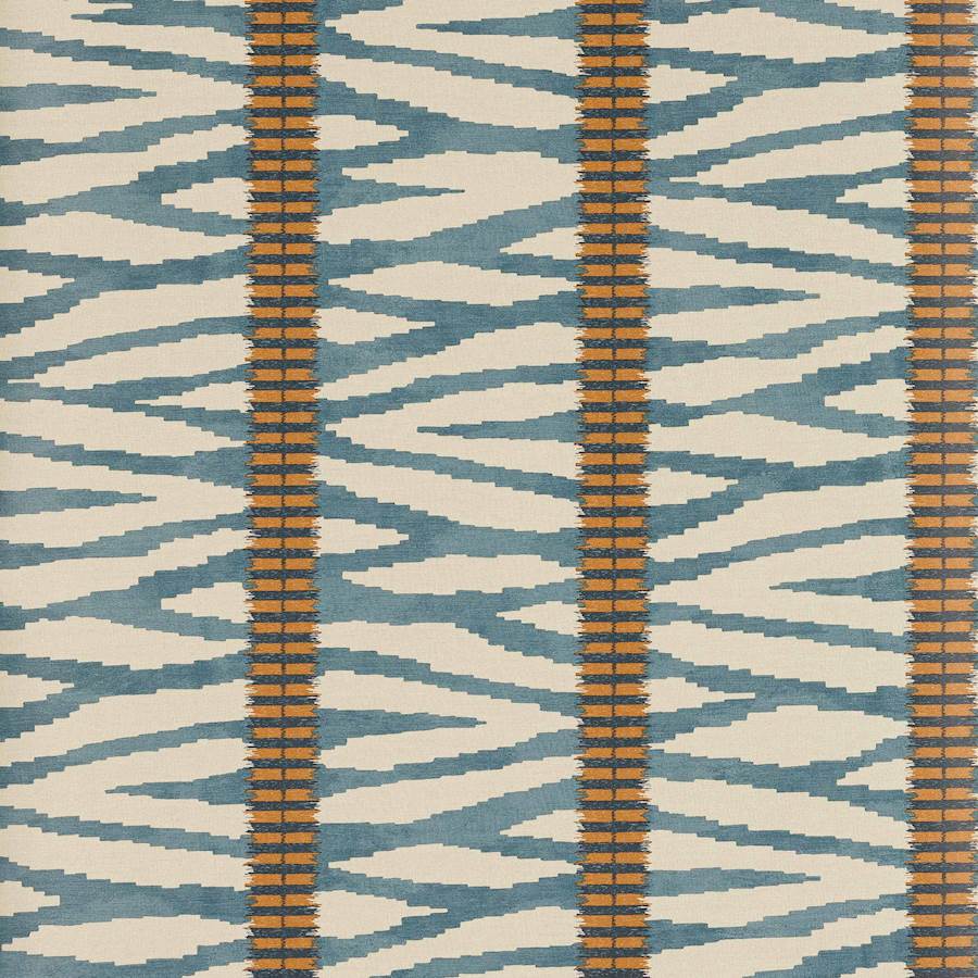 Wilder Wallpaper - Indigo - J188W - 04 - Jane Churchill