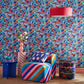 Wildflower Meadow Wallpaper - Carnelian/Spinel/Pearl - Harlequin - HSRW113051