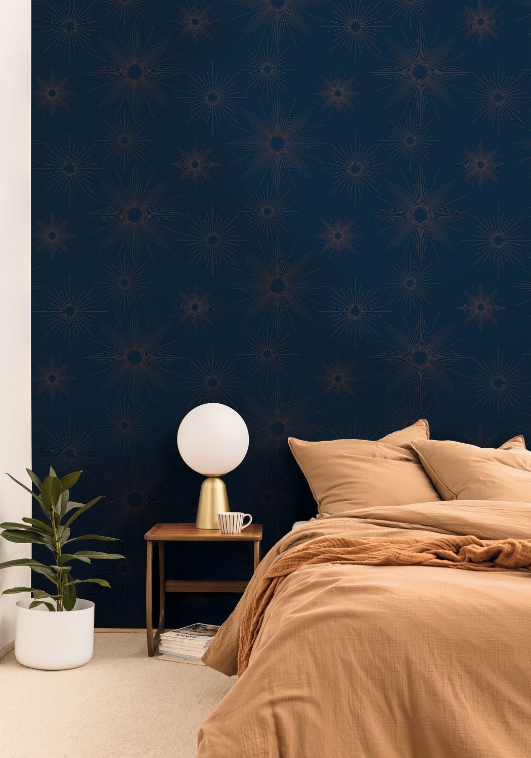 William Wallpaper - Bleu Paon - Caselio - 103816227