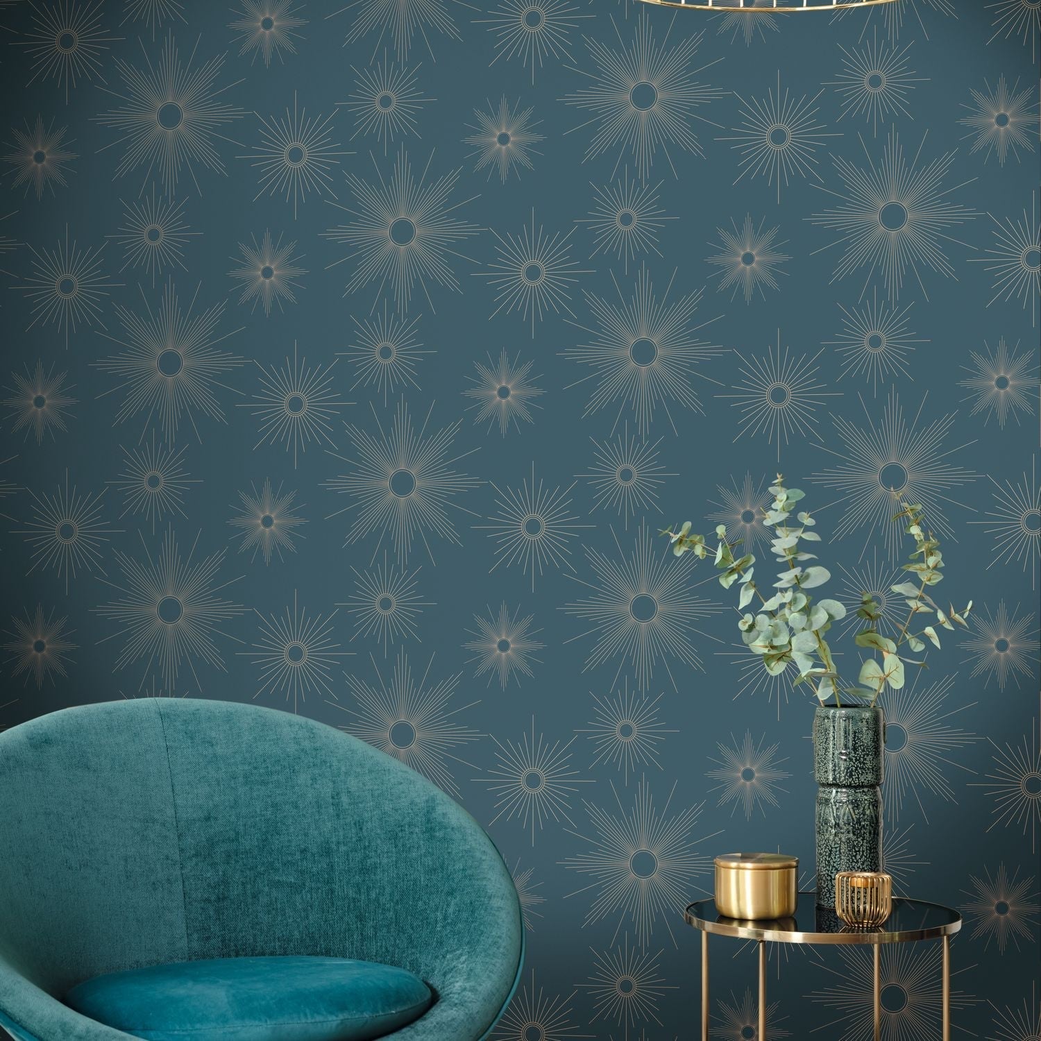 William Wallpaper - Bleu Nuit - Caselio - 103816556