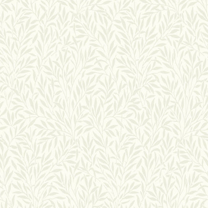 Willow Arts and Crafts Wallpaper - Blanc Ceruse - Casadeco - 86350211 - Premier Wallcovering