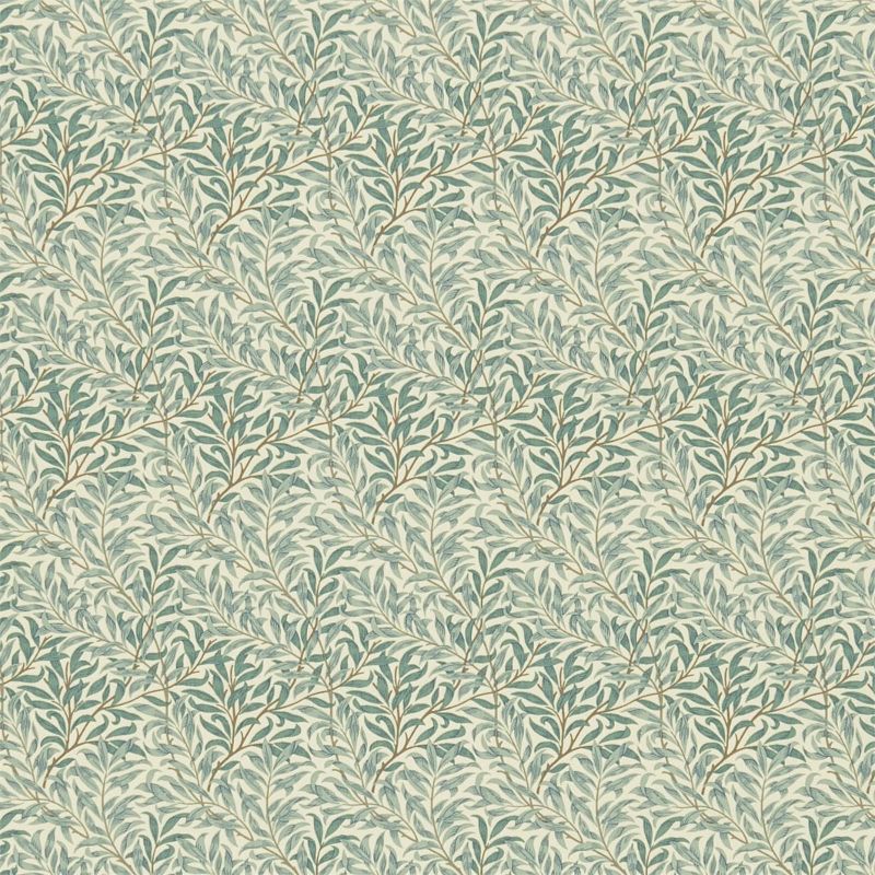 Willow Bough Minor Fabric - Privet/Honeycombe - Morris & Co - DMC1W2203 - Premier Wallcovering