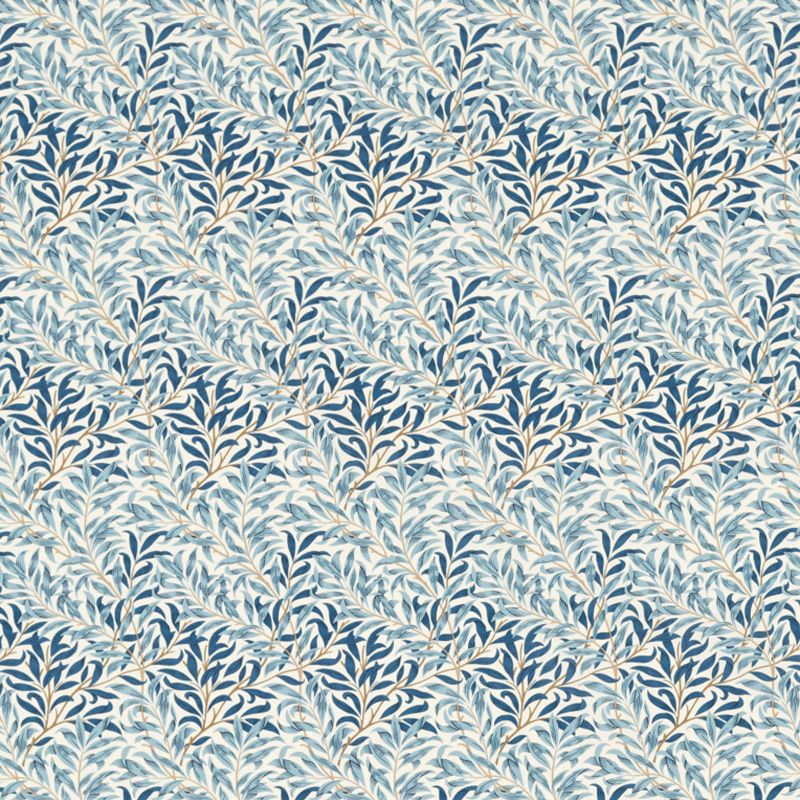 Willow Bough Minor Fabric - Woad - Morris & Co - 227244 - Premier Wallcovering