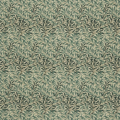 Willow Boughs Fabric - Taupe/Green - Morris & Co - DMCR226470 - Premier Wallcovering