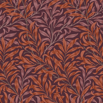 Willow Bough Wallpaper - Plum - 124243 - William Morris AH - Premier Wallcovering