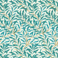 Willow Boughs Wallpaper - Teal - Clarke & Clarke - W0172/05 - Premier Wallcovering