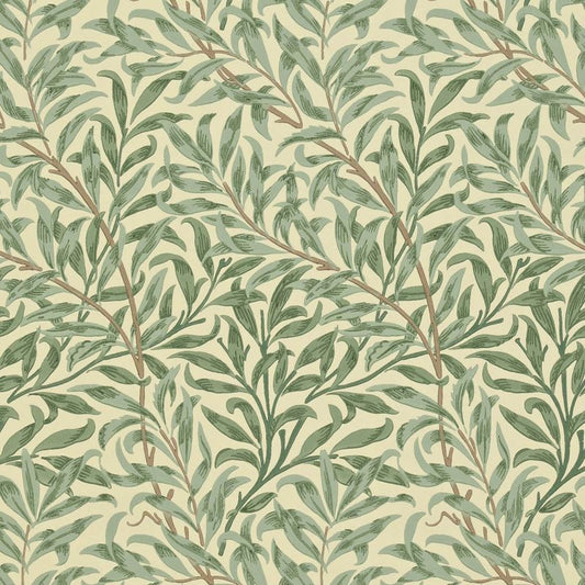 Willow Boughs Wallpaper - Green - Morris & Co - 216866 - Morris Wallpaper