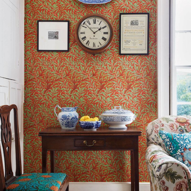 Willow Boughs Wallpaper - Summer Yellow - Morris & Co - 217089 - Morris Wallpaper