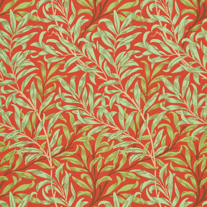 Willow Boughs Wallpaper - Tomato/Olive - Morris & Co - 216951 - Morris Wallpaper