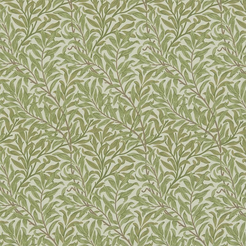 Willow Boughs Weave Fabric - Artichoke/Olive - Morris & Co - 230290 - Premier Wallcovering