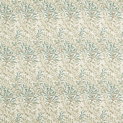 Willow Boughs Wide Width Fabric - Soft Teal/Mint - Morris & Co - 227284 - Premier Wallcovering