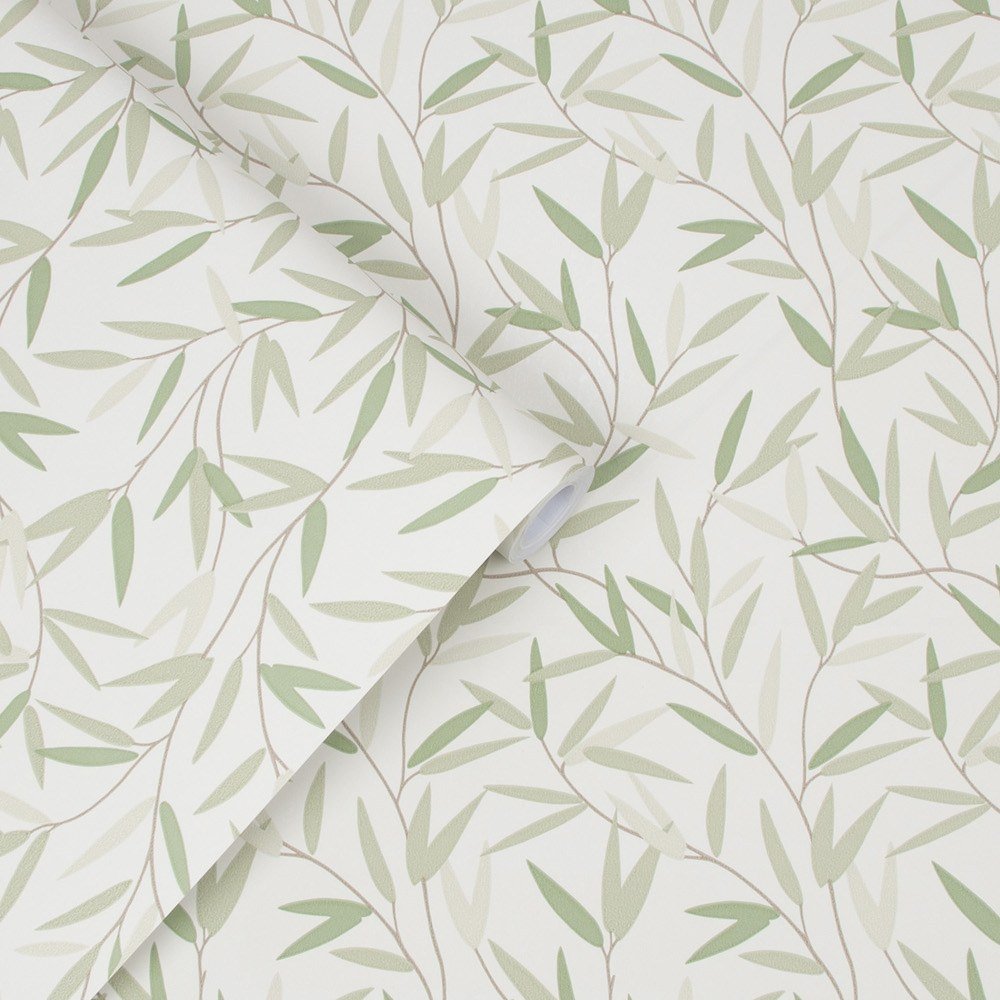 Willow Leaf Wallpaper - Hedgerow - Laura Ashley - 113364 - Premier Wallcovering