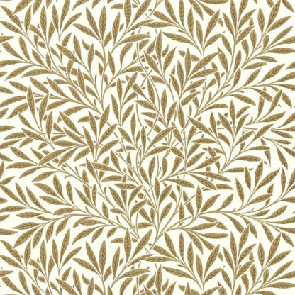 Willow Wallpaper - Cream/Brown - Morris & Co - 216965 - Morris Wallpaper
