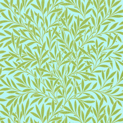 Willow Wallpaper - Sky/Leaf - Morris & Co - 216964 - Morris Wallpaper