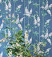 Wisteria Wallpaper - Coral & Sage on White - 115/5012 - Cole & Son - Premier Wallcovering