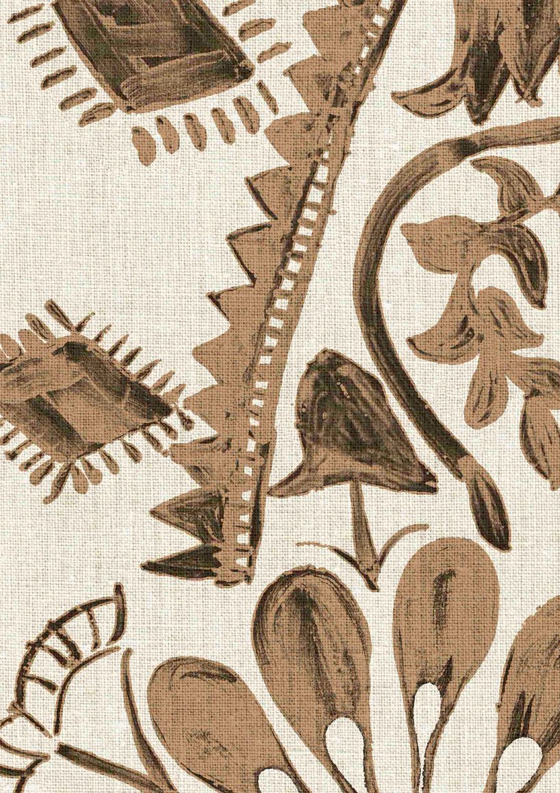 Womad Lg 100 Wallpaper - Henna - Lewis & Wood - Premier Wallcovering