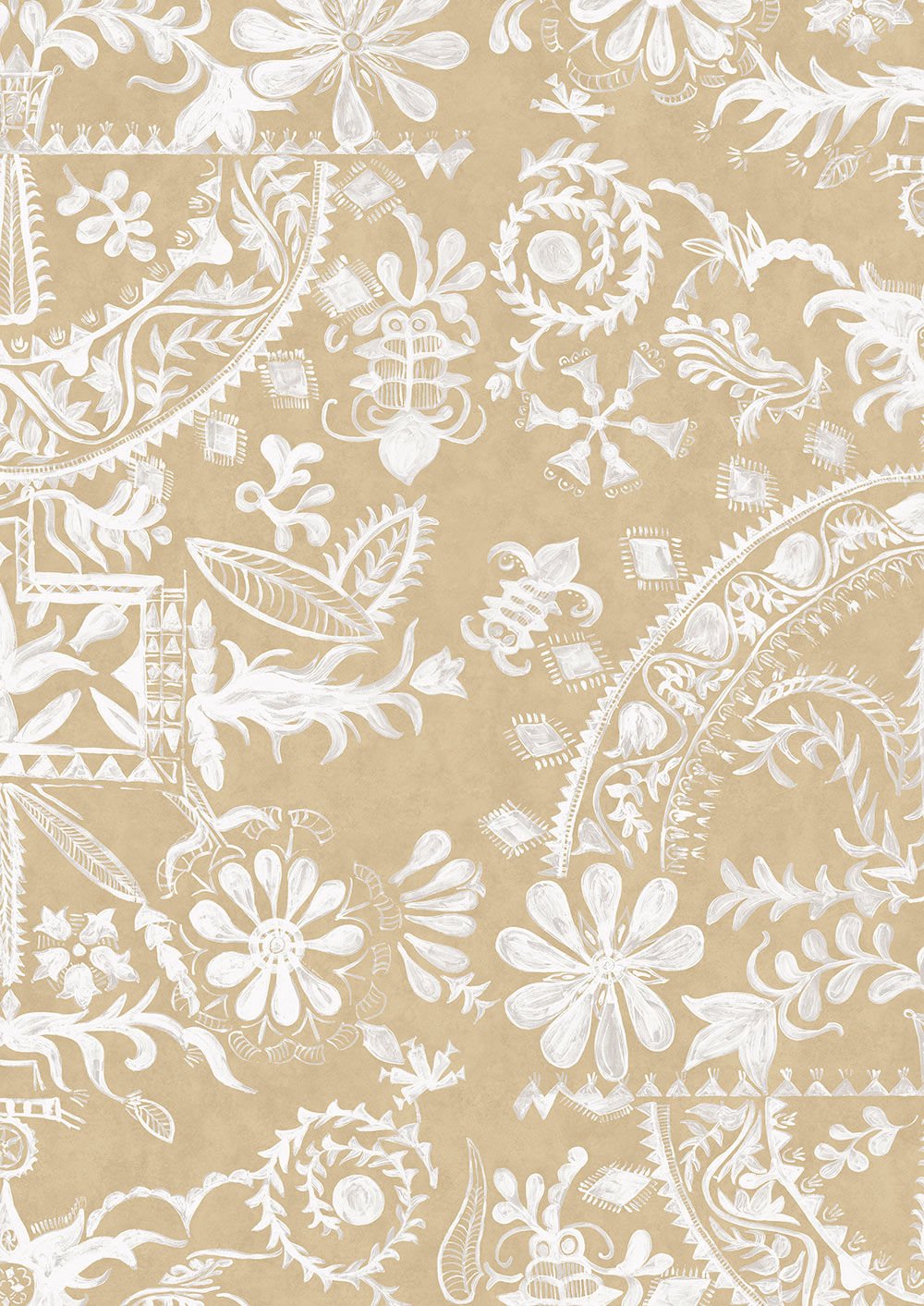 Womad Wallpaper - Sand - Lewis & Wood - Premier Wallcovering